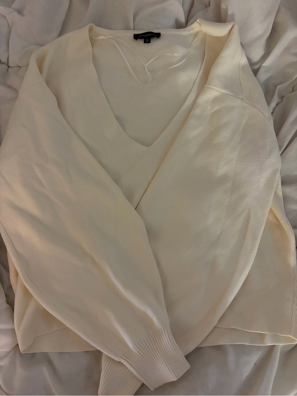 NWOT Dynamite Cream Sweater
